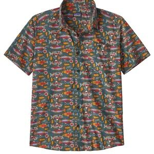 Patagonia Men's Salmon Energy Short Sleeve Shirt